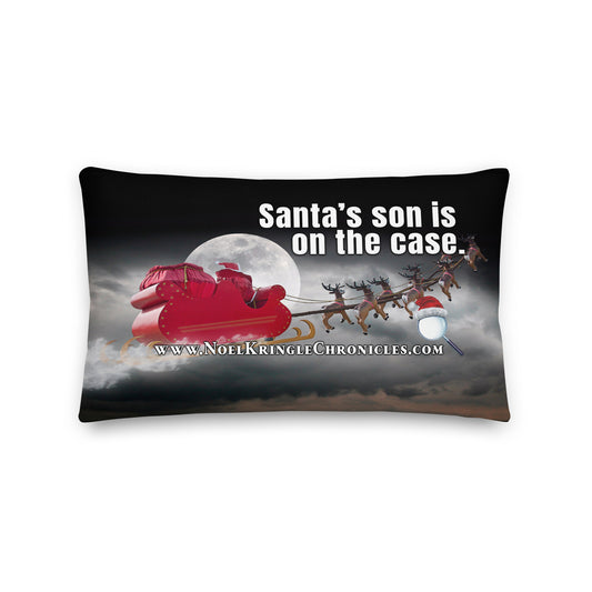 NKC Santa's Sleigh Premium Pillow