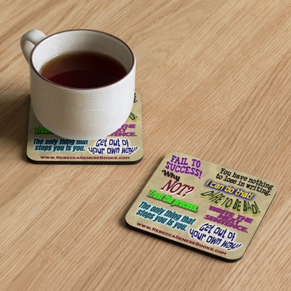 Writing Inspiration Cork-back coaster