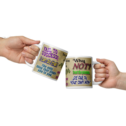 Writing Inspiration White glossy 20 oz mug