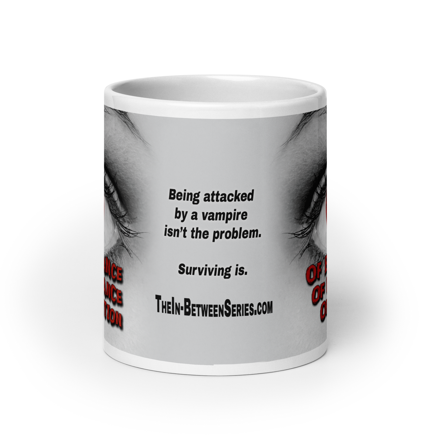 The In-Between Series white glossy mug