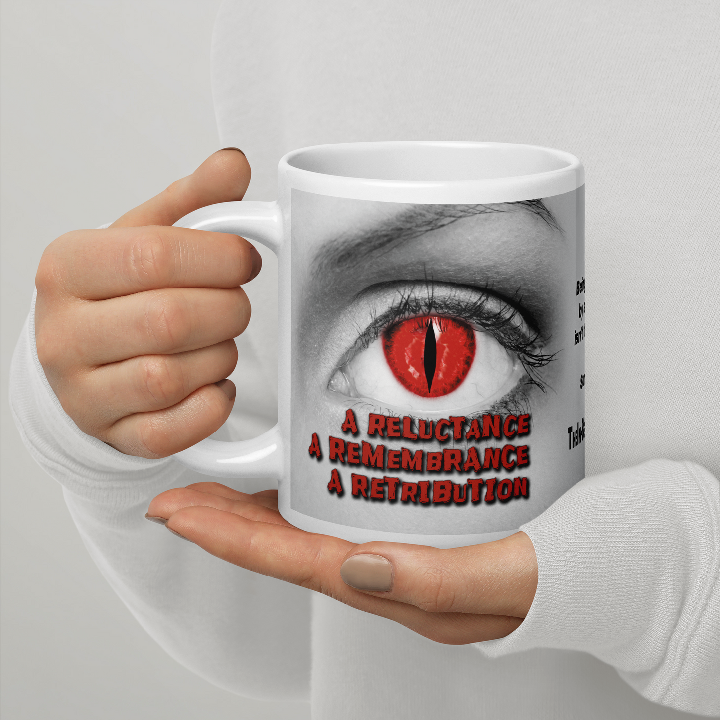 The In-Between Series white glossy mug